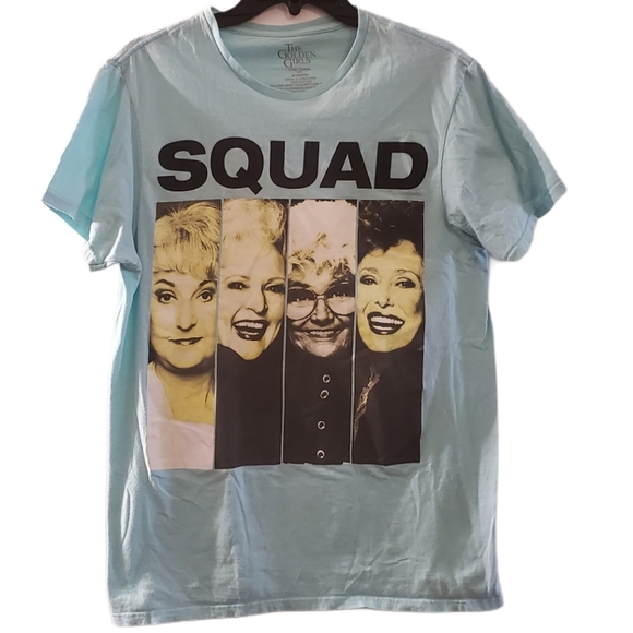 The Golden Girls Mens Teal SQUAD Iconic Graphic Tee M - Picture 2 of 8